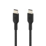 Câble Tressé USB-C / USB-C 2M BELKIN CAB004BT2MBK - Noir