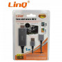 Câble Vidéo HDMI / USB Femelle et Mâle 1m LinQ U7066