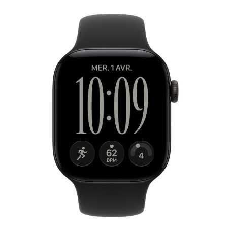 Apple Watch Series 12 GPS 42mm Aluminium Noir Bracelet Sport S/M Neuf | EasyMobile