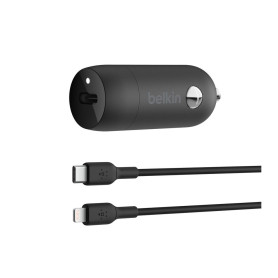 Car Charger Combo USB-C (30W) + Cable Lightning 1m BELKIN CCA004BT1MBK-B5 - Black