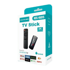 Android TV Stick 4K Ultra HD KOUVOLSEN KOS-46015 - Black