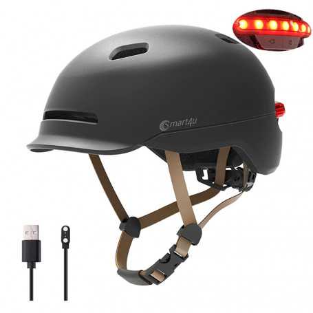 Casque Xiaomi pour Trottinette Scooter Vélo - Phares LED Automatiques