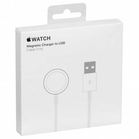 Câble USB / Charge Magnétique pour Apple Watch - 1M - Retail Box (Apple)