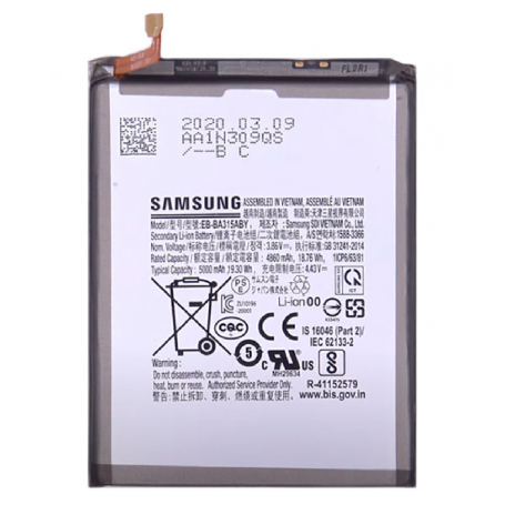 Batterie EB-BA315ABY Samsung Galaxy A31 (A315F)/A32 4G (A325F)/A22 4G (A225F) (Service Pack) - GH82-25567A