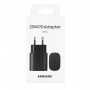 Adaptateur Secteur USB Type-C Samsung 25W Noir EP-T2510NBEGWW - Retail Box (Origine)