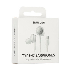 Écouteurs, Oreillettes - Ecouteurs Kit Main Libre USB-C SAMSUNG AKG Blanc - Retail box (Origine), prix de gros.