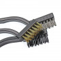 Brosses Nettoyage Antistatique 1 Nylon + 1 Cuivre + 1 Acier BST-72