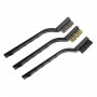 Brosses Nettoyage Antistatique 1 Nylon + 1 Cuivre + 1 Acier BST-72