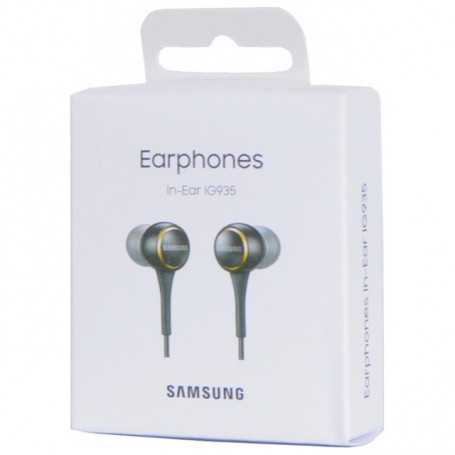 Headset Kit Handsfree Jack 3,5mm Samsung Black - Retail box (Original)