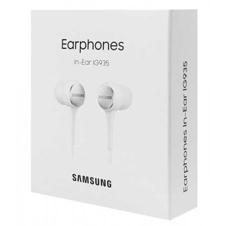 Headset Kit Handsfree Jack 3,5mm Samsung White- Retail box (Original)