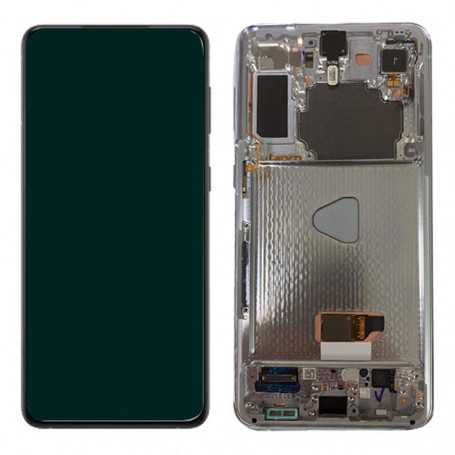 Ecran Samsung Galaxy S21 Plus (G996) Blanc + Châssis (Service Pack) - GH82-27268C