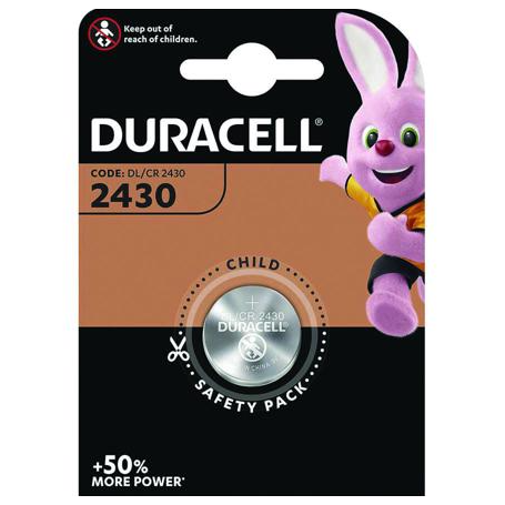 Pile Bouton DURACELL LITHIUM  DL/CR2430 1pc