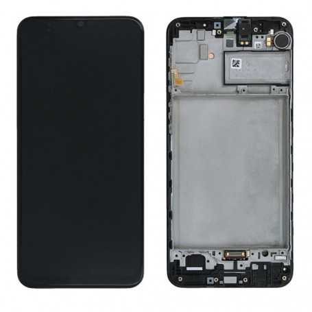 Ecran Samsung Galaxy M21 (M215) Noir + Châssis (Service Pack) - GH82-22509A-22836A