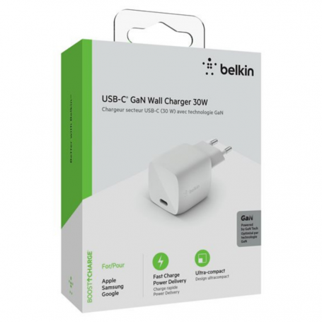 USB-C Power Adapter BELKIN BOOST↑CHARGE™ 30W GaN