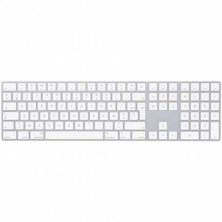 Clavier Bluetooth Magic Keyboard avec pavé numérique - Français AZERTY - Argent (Apple )