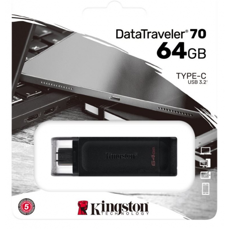 Kingston DataTraveler USB-C (Type-C) 64GB USB Flash Drive