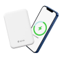 Magnetic Power Bank - DEVIA Smart PD 20W - 5000mAh - White