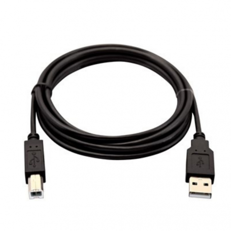 Câble Imprimante USB 2.0 A mâle/B mâle - 2m - Noir