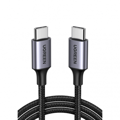 USB-C / USB-C Braided Nylon Cable UGREEN Black - 1M