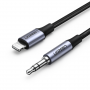 Lightning / Jack 3.5 mm cable UGREEN Black - 1M (MFi)