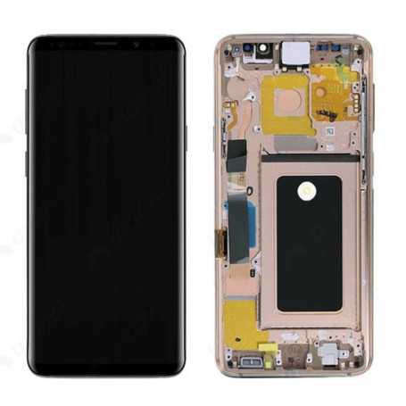 Ecran Samsung Galaxy S9 Plus (G965) Or + Châssis (Service Pack) - GH97-21691E-21692E