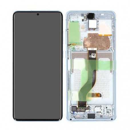 Samsung Galaxy S20 Plus 4G/5G (G985/G986) Cloud Blue Screen Frame (Service Pack) - 22134D-45D-31442D