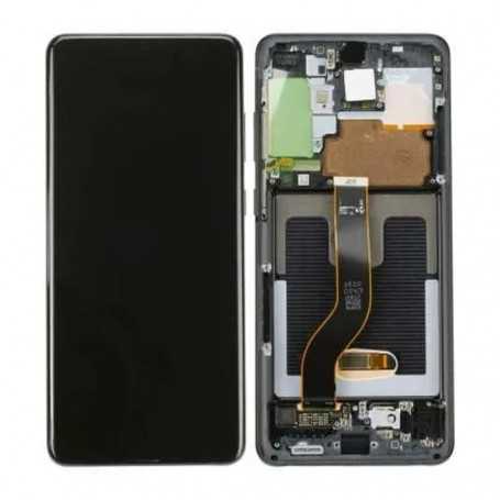 Samsung Galaxy S20 Ultra (G988) Grey Screen Frame (Service Pack) - 26032B-26033B