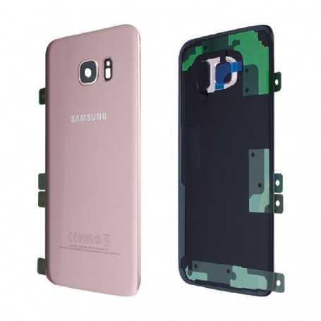 Vitre arrière Samsung Galaxy S7 Edge (G935F) Rose (Service Pack) - GH82- 11346E