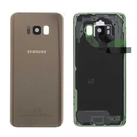 Vitre arrière Samsung Galaxy S8 (G950F) Or (Service Pack) - GH82-13962F