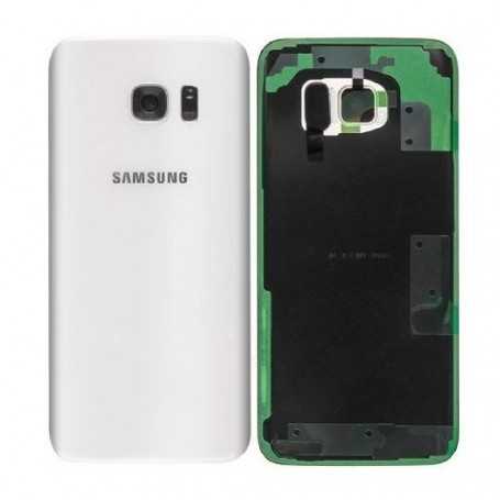 Vitre arrière Samsung Galaxy S7 Edge (G935F) Blanc (Service Pack) - GH82- 11346D