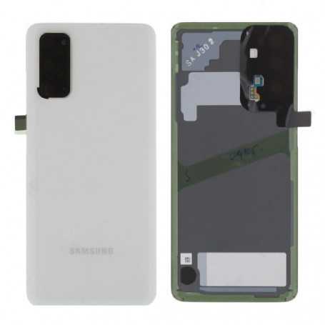 Vitre arrière Samsung Galaxy S20 4G/5G (G980F/G981B) Blanc (Service Pack) - GH82-22068B