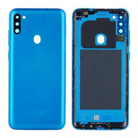 Vitre arrière Samsung Galaxy M11 (M115F) Bleu (Service Pack) - GH81-19135A