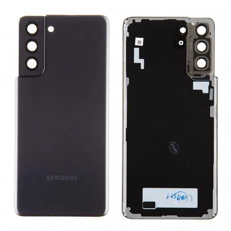 Vitre arrière Samsung Galaxy S21 5G (G991B) Phantom Gris (Service Pack) - GH82-24520A-GH82-24519A