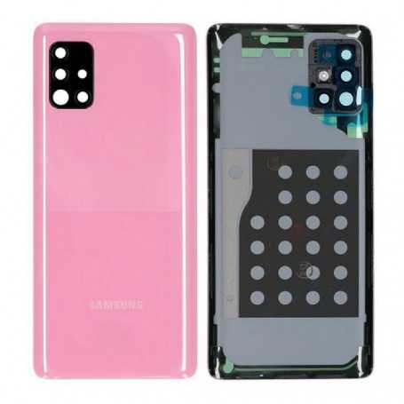 Vitre arrière Samsung Galaxy A51 5G (A516F) Prism Rose (Service Pack) - GH82-22938C