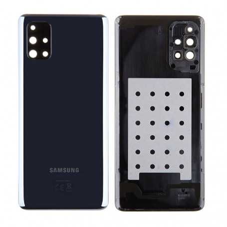 Vitre arrière Samsung Galaxy M51 (M515F) Prism Noir (Service Pack) - GH82-23415A