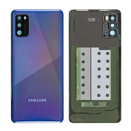 Vitre arrière Samsung Galaxy A41 (A415F) Prism Bleu (Service Pack) - GH82-22585D