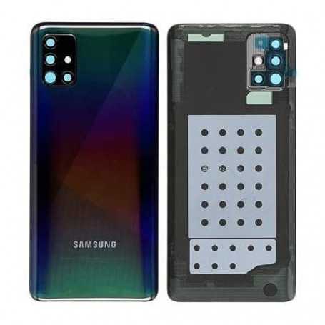 Vitre arrière Samsung Galaxy A51 (A515F) Prism Noir (Service Pack) - GH82-21653B