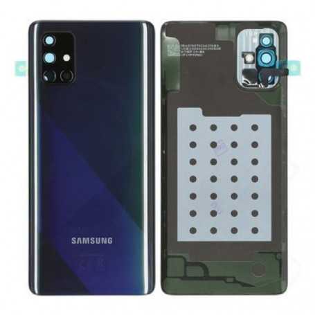 Vitre arrière Samsung Galaxy A71 (A715F) Noir (Service Pack) - GH82- 22112A