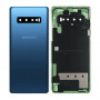 Vitre arrière Samsung Galaxy S10 Plus (G975F) Prism Bleu (Service Pack) - GH82-18406C