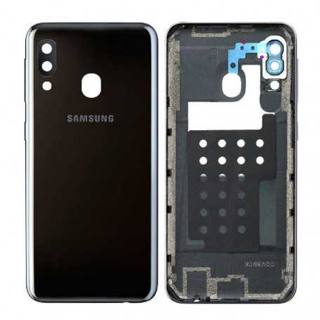 Vitre arrière Samsung Galaxy A20E (A202F) Noir (Service Pack) - GH82-20125A