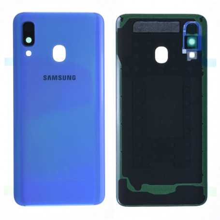 Vitre arrière Samsung Galaxy A40 (A405F) Bleu (Service Pack) - GH82-19406C