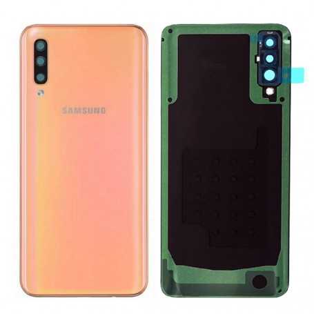 Vitre arrière Samsung Galaxy A50 (A505F) Corail (Service Pack) - GH82-19229D