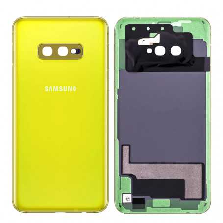 Vitre arrière Samsung Galaxy S10E (G970F) Jaune (Service Pack) - GH82-18452G