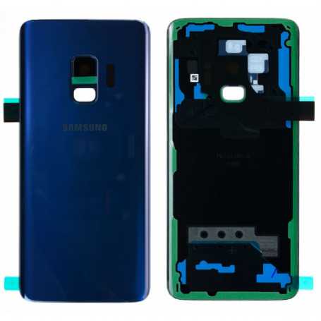 Vitre arrière Samsung Galaxy S9 (G960F) Corail Bleu (Service Pack) - GH82-15865D