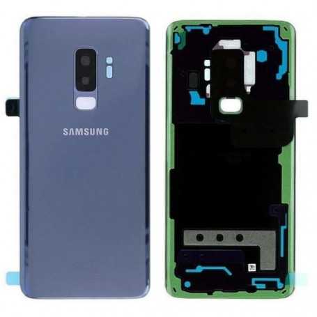 Vitre arrière Samsung Galaxy S9 Plus (G965F) Corail Bleu (Service Pack) - GH82-15652D