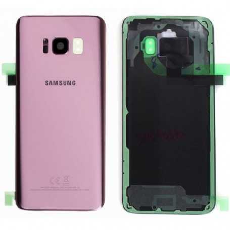 Vitre arrière Samsung Galaxy S8 (G950F) Rose (Service Pack) - GH82-13962E