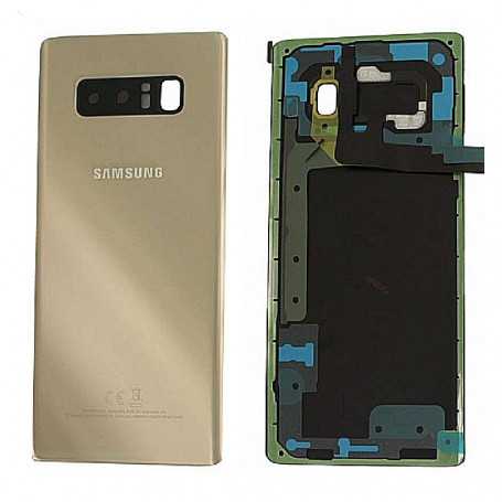 Vitre arrière Samsung Galaxy Note 8 (N950F) Or (Service Pack) - GH82-14985D-14979D