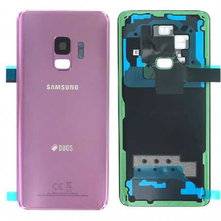 Vitre arrière Samsung Galaxy S9 Duos (G960FD) Violet (Service Pack) - GH82-15875B