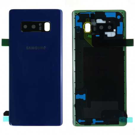 Vitre arrière Samsung Galaxy Note 8 (N950F) Bleu (Service Pack) - GH82-14979B