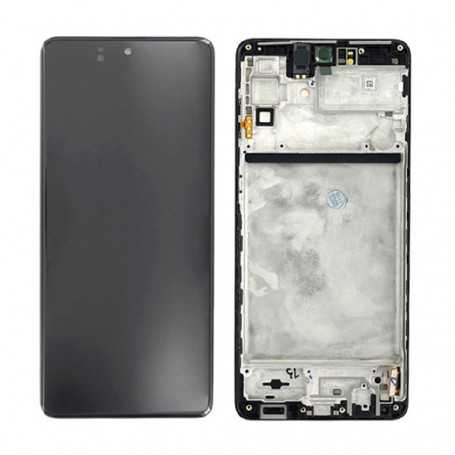 Ecran Samsung Galaxy M53 5G (M536F) Noir + Châssis (Service Pack) - GH82-28812A-28895A